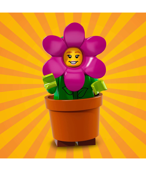 71021 LEGO Minifigures Series 18 Flowerpot Girl