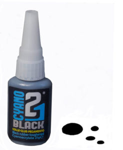 C21BLK Colle21 Super Glue Black Cyanoacrylate