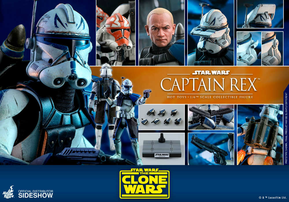 Clone Wars Captain Rex Sixth Scale Figure TMS