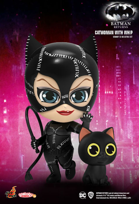 Batman Returns Catwoman Whip Collectible Set Cosbaby Series