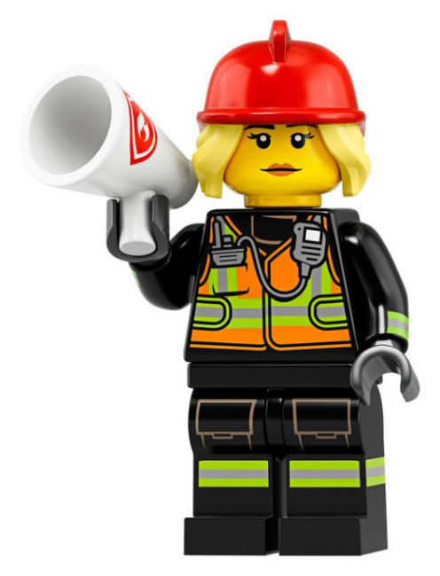 71025 LEGO Minifigures Series 19 Fire Fighter