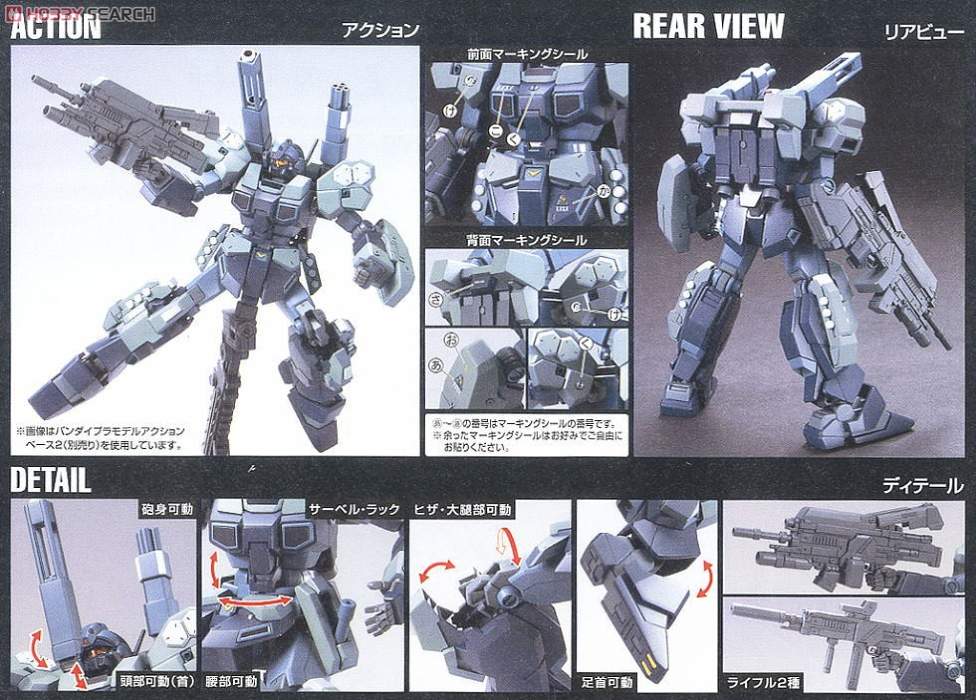 HG Universal Century RGM-96X Jesta Cannon