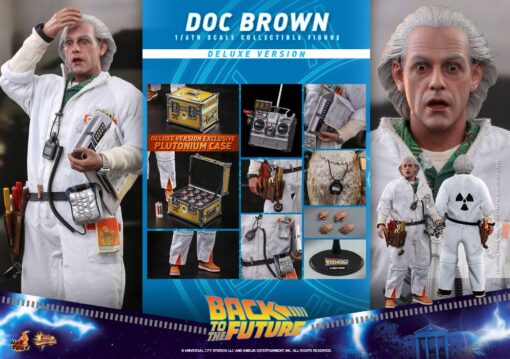 Back to the Future Doc Brown Deluxe Sixth Scale Figure MMS