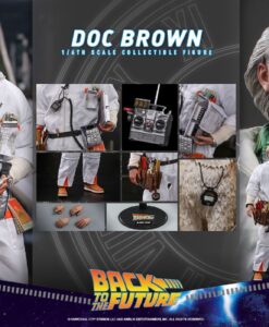 Back to the Future Doc Brown Sixth Scale Figure MMS