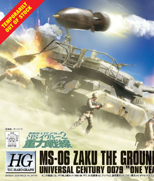 High Grade U.C. Hard Graph MS-06 Zaku The Ground War Set