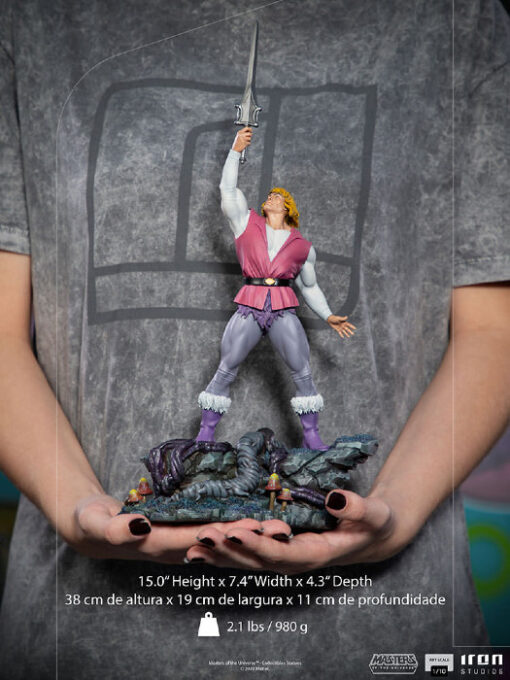 MOTU Prince Adam Art Scale Statue