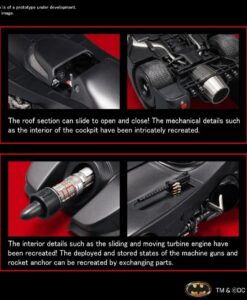 Batmobile Batman 1989 Model Kit Bandai