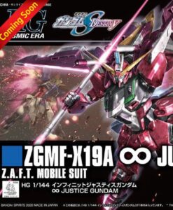 HG Cosmic Era ZGMF-X19A Infinite Justice Gundam