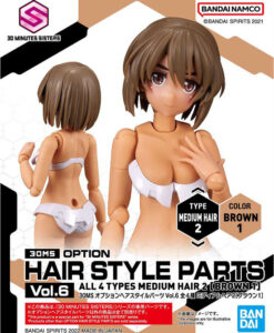 30MS Option Hair Style Parts Medium Hair 2 Brown 1
