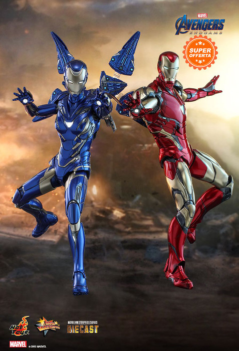 Avengers Endgame 2-Pack Iron Man Mark LXXXV Rescue Sixth Scale Figure