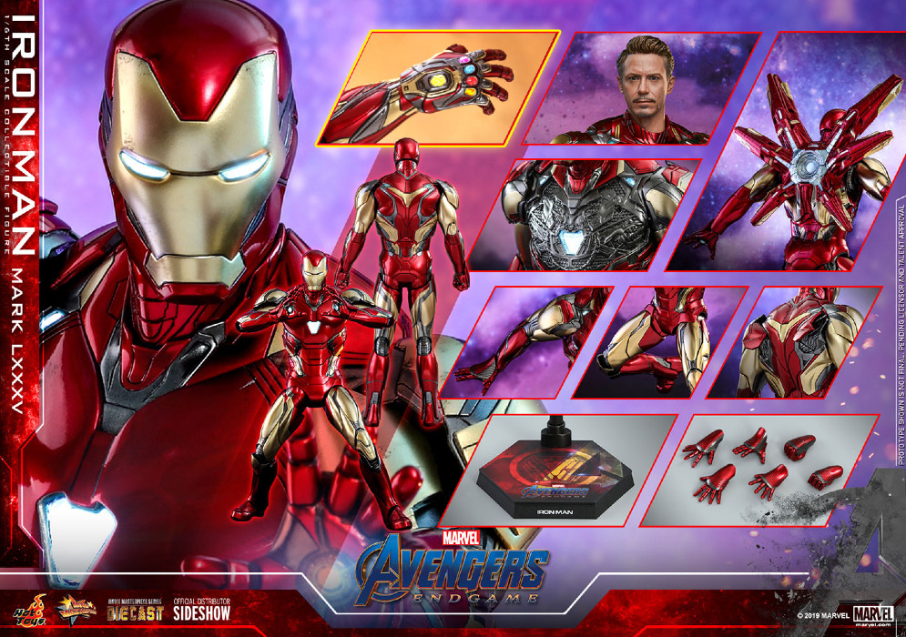 Avengers Endgame 2-Pack Iron Man Mark LXXXV Rescue Sixth Scale Figure