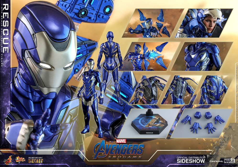 Avengers Endgame 2-Pack Iron Man Mark LXXXV Rescue Sixth Scale Figure