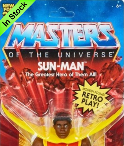 MOTU Origins Sun-Man Action Figure Mattel