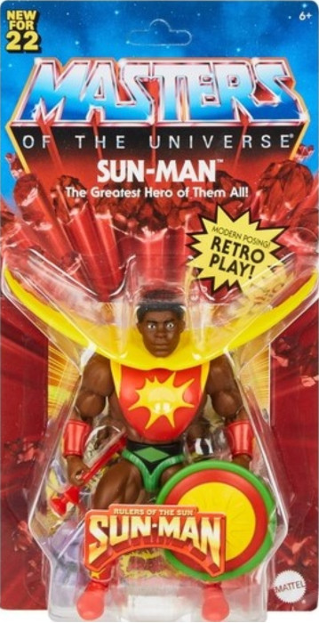 MOTU Origins Sun-Man Action Figure Mattel