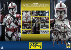 Star Wars Clone Wars Commander Fox Sixth Scale Figure TMS