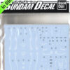 Decal Set HG GNT-0000 00 Qan[T]