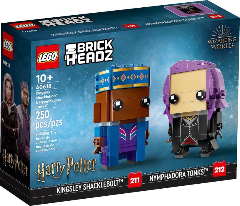 40618 LEGO BrickHeadz Kingsley Shacklebolt Nymphadora Tonks