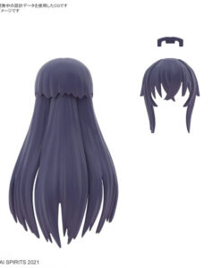 30MS Option Hair Style Parts 8 Long Hair 3 Navy 1