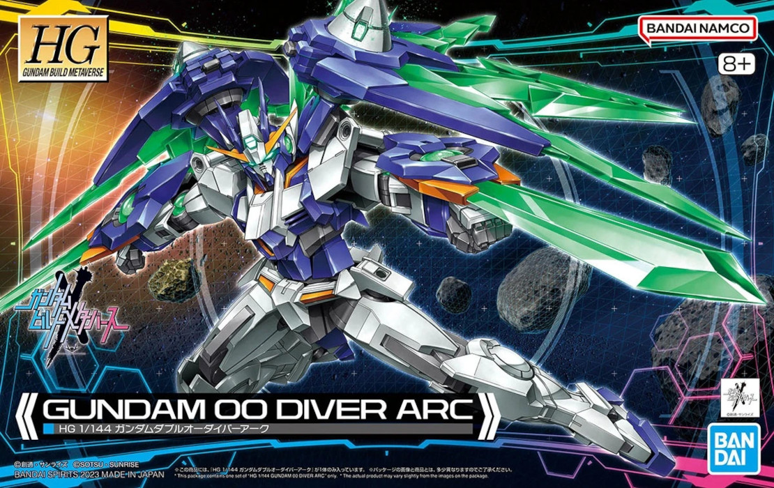 HG Gundam Build Metaverse Gundam 00 Diver Arc