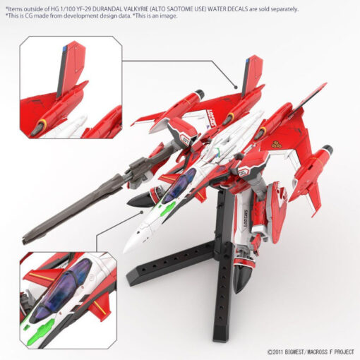 HG Macross YF-29 Alto Saotome Water Decal