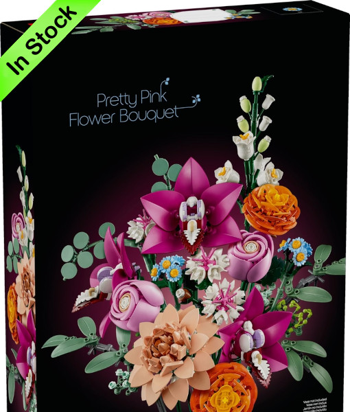 10342 LEGO Botanical Collection Pretty Pink Flower Bouquet