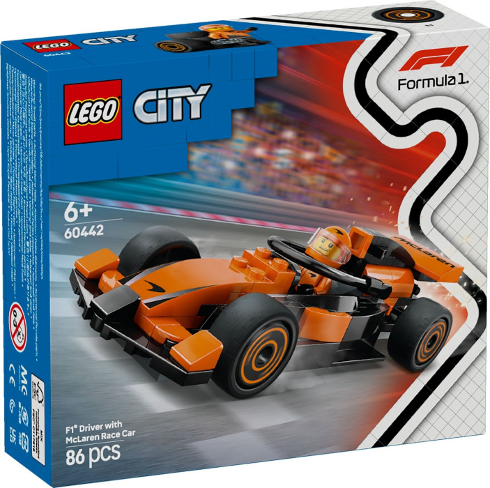 60442 F1 Driver McLaren Race Car