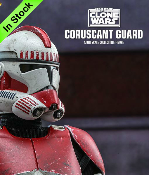 Clone Wars Coruscant Guard Sixth Scale Figure TMS