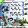 Option Parts Set GunPla 03 Build Hands Edge