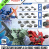 Option Parts Set GunPla 04 Build Hands Round