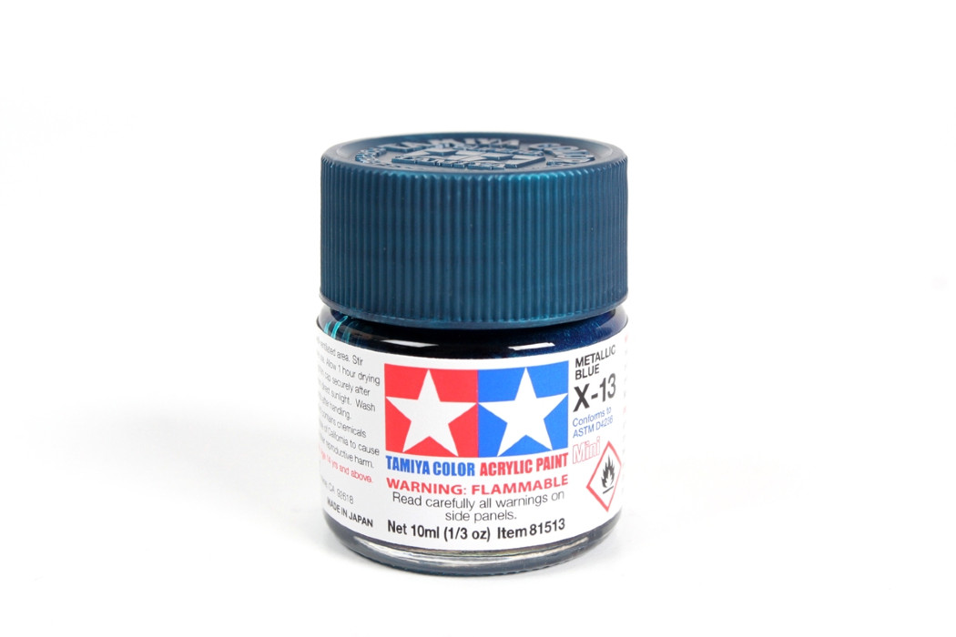 Tamiya 81513 Acrylic Mini X-13 Metallic Blue