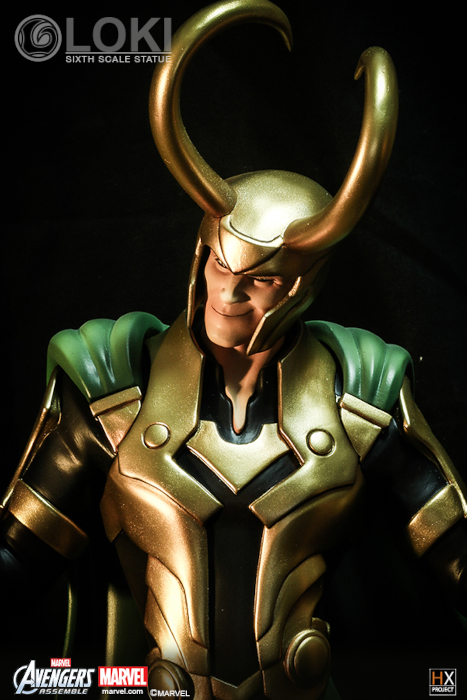 Avengers Assemble Loki Statue