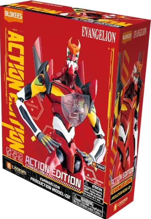 Evangelion Production Model-02 Action Edition Figures Legend Series