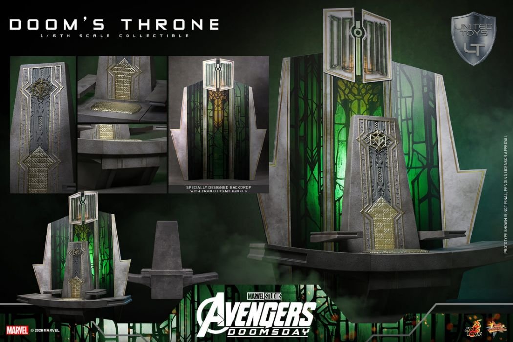 Doctor Doom Throne Sixth Scale Figure Accessory