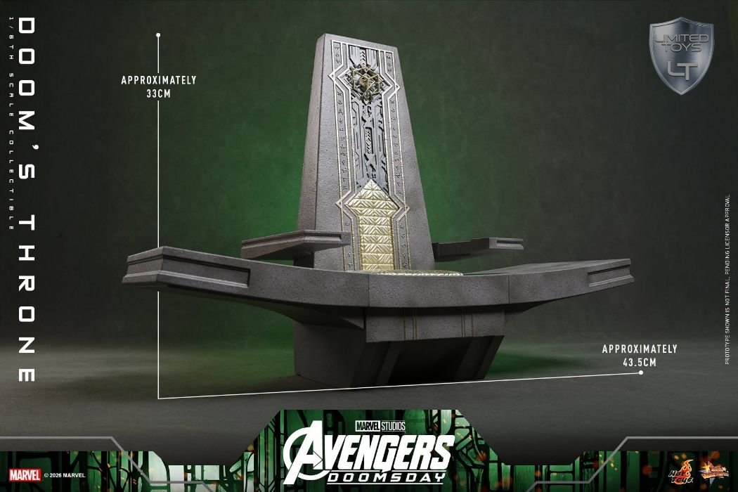 Doctor Doom Throne Sixth Scale Figure Accessory