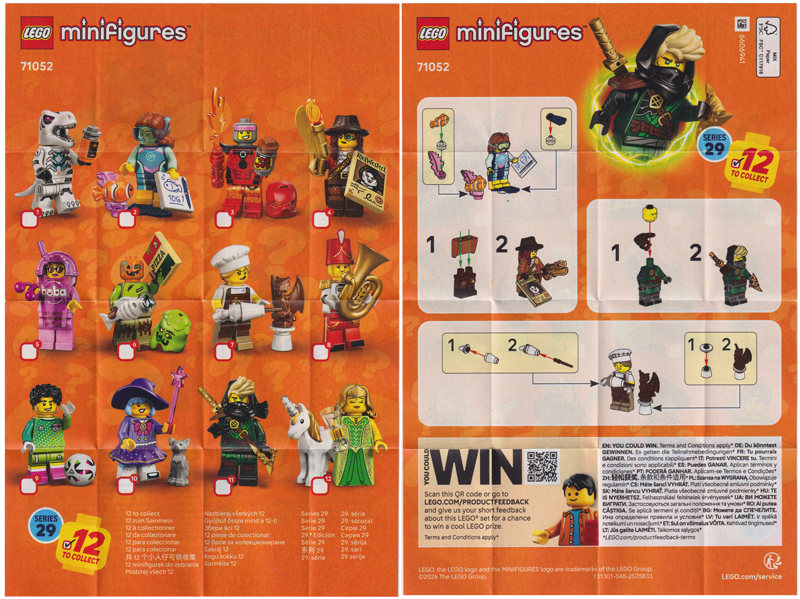 71052 LEGO Minifigures Series 29