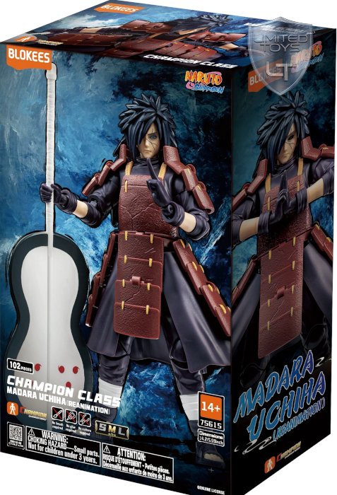Blokees Naruto Shippuden Madara Uchiha Reanimation Champion Class
